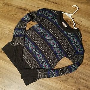 Fair isle style sweater